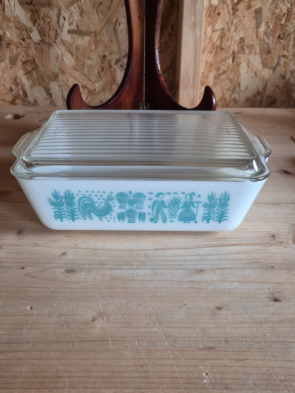 PYREX Amish Butterprint 1 1/2 Qt. 0503 Refrigerator Dish w/Lid #503